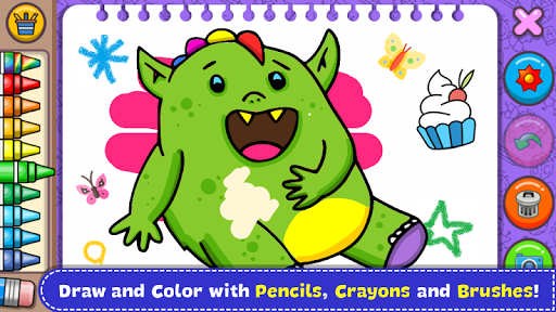 Fantasy Coloring Book & Games screenshot 1