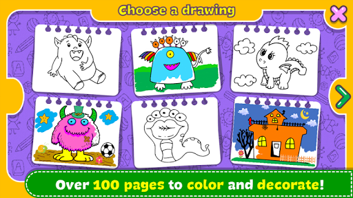 Fantasy Coloring Book & Games screenshot 3